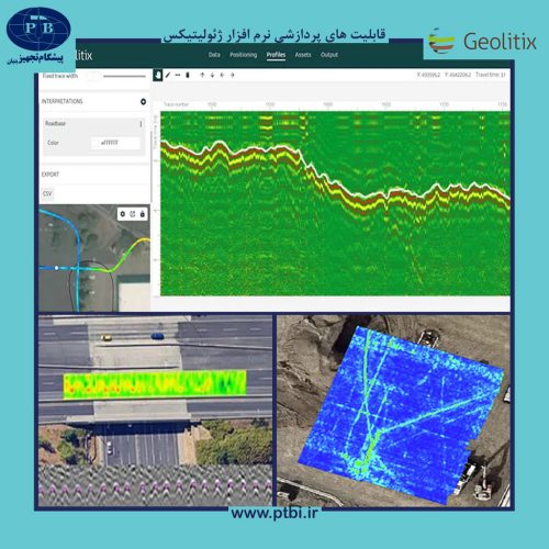 قابلیت های پردازشی نرم افزار geolitix، ژئورادار